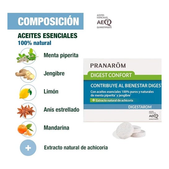 Pranarôm Digestarom Digest Confort 21comp