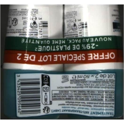 Vichy Tratamiento Antitranspirante 48h Antimanchas Roll-on 2x50ml