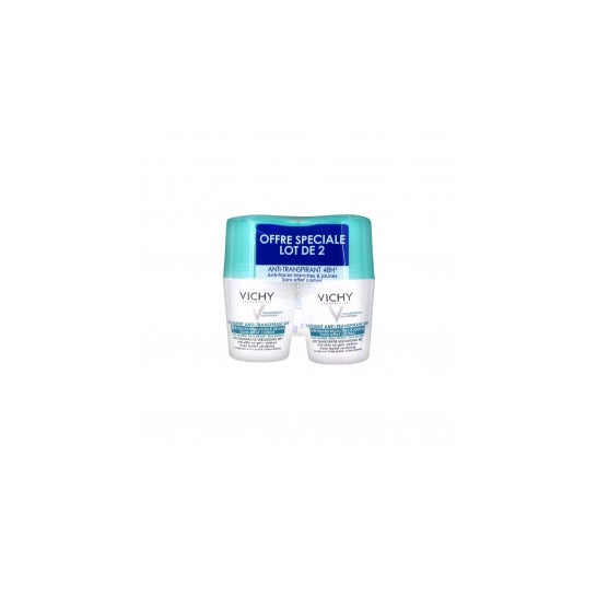 Vichy Tratamiento Antitranspirante 48h Antimanchas Roll-on 2x50ml