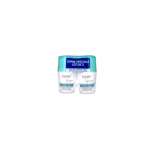 Vichy Tratamiento Antitranspirante 48h Antimanchas Roll-on 2x50ml