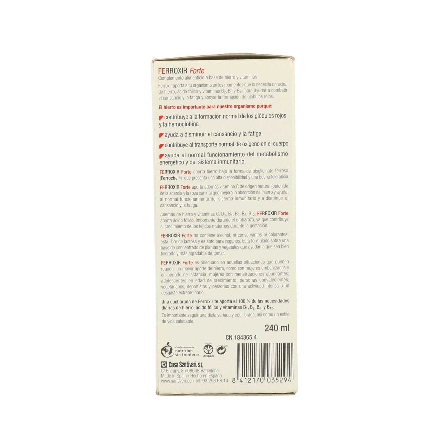 Santiveri Ferroxir Forte 240 ml