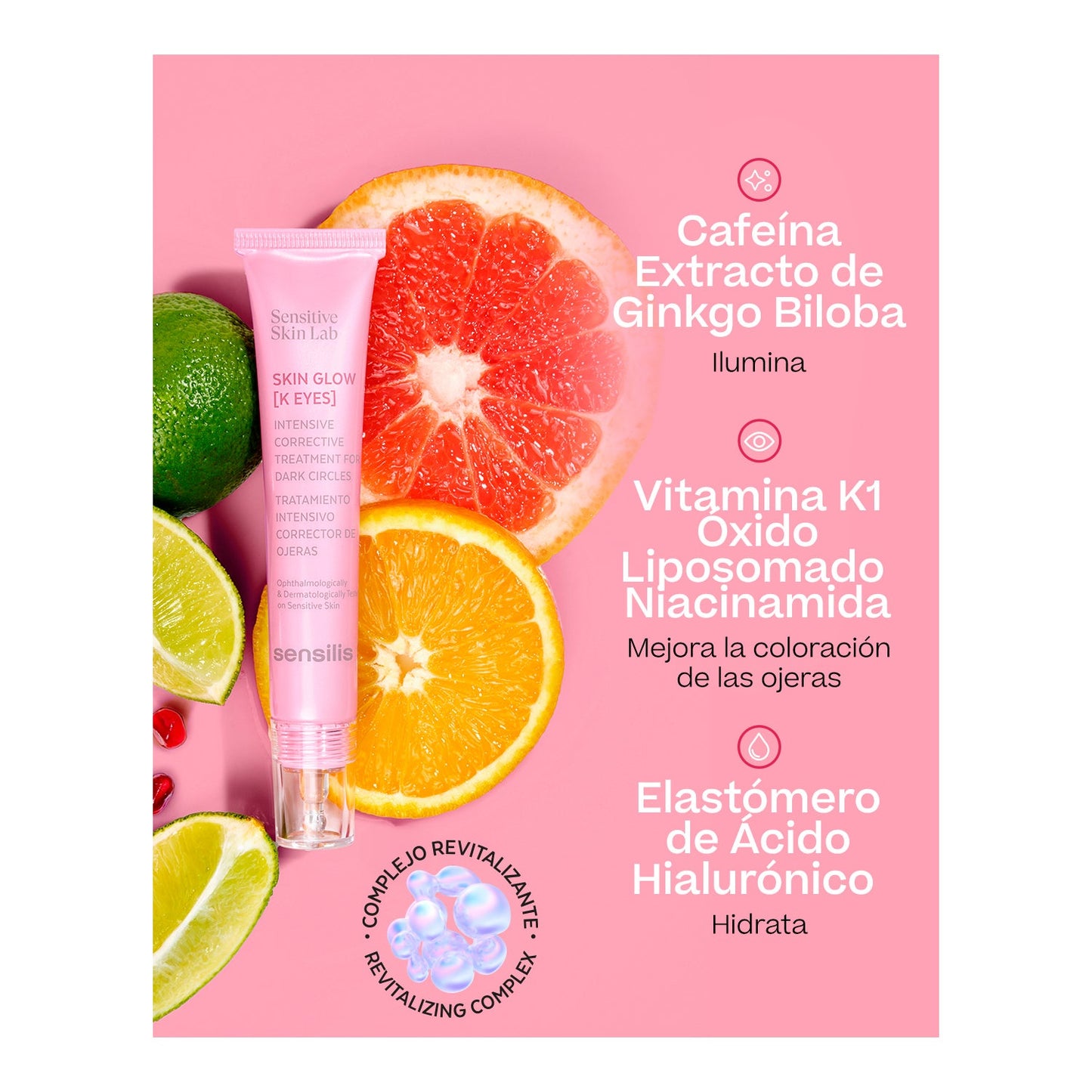 Sensilis Skin Glow [K Eyes] Tratamiento Intensivo Corrector de Ojeras 15ml