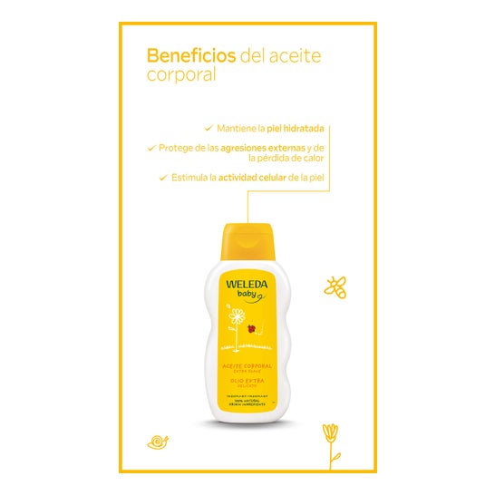 Weleda Baby Aceite para Bebé de Caléndula 200ml