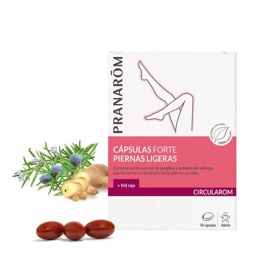 Pranarôm Circularom Cápsulas Forte Piernas Ligeras 30caps
