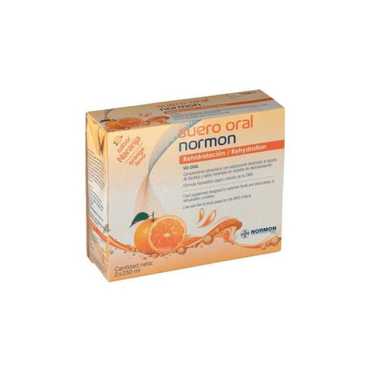 Normon Suero Oral Naranja 2x250ml