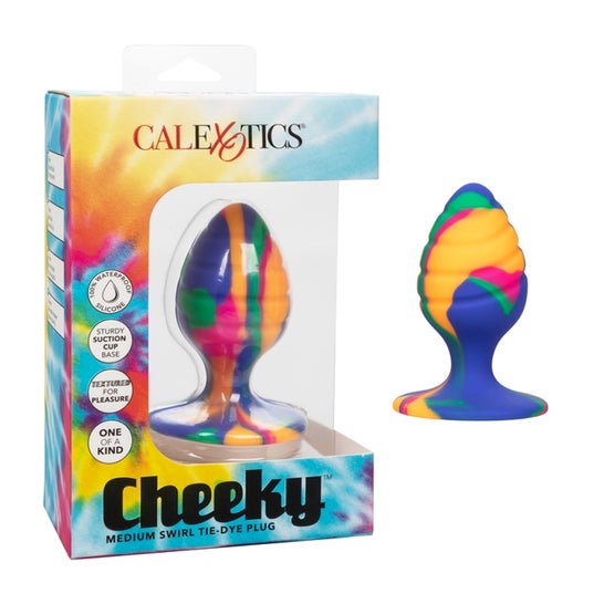 CalExotics Cheeky Medium Swirl Anal Plug 1ud