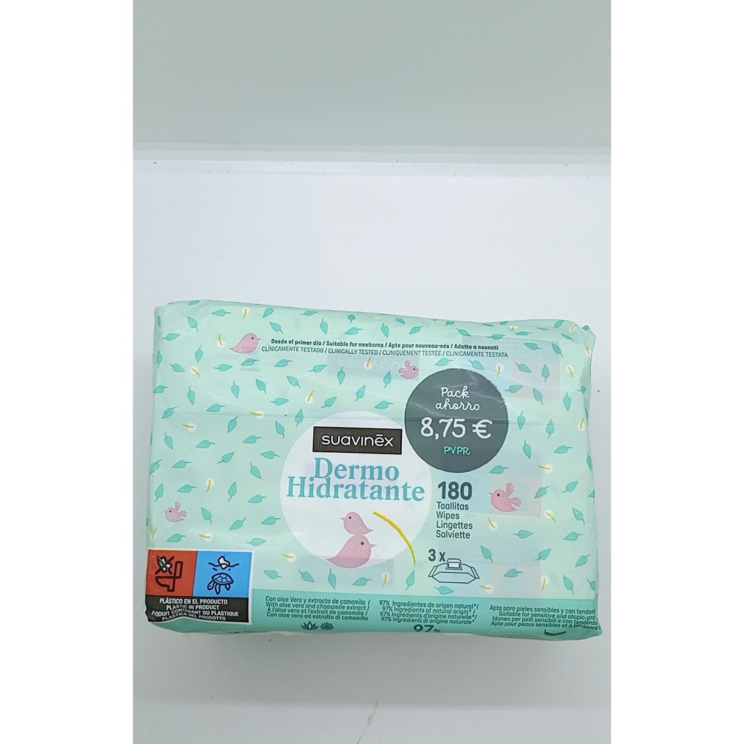Suavinex Toallitas Húmedas Dermohidratantes Pack 180uds