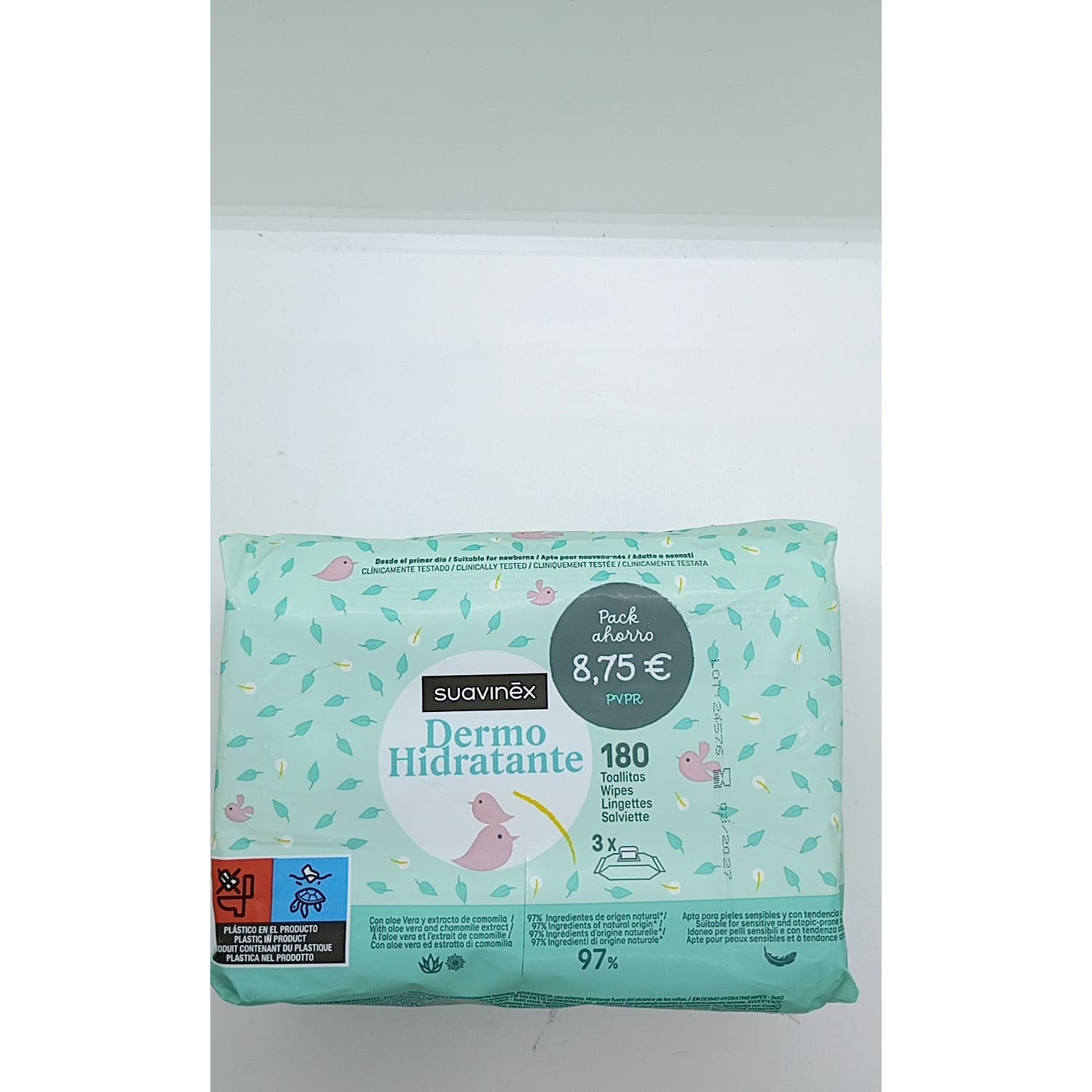 Suavinex Toallitas Húmedas Dermohidratantes Pack 180uds