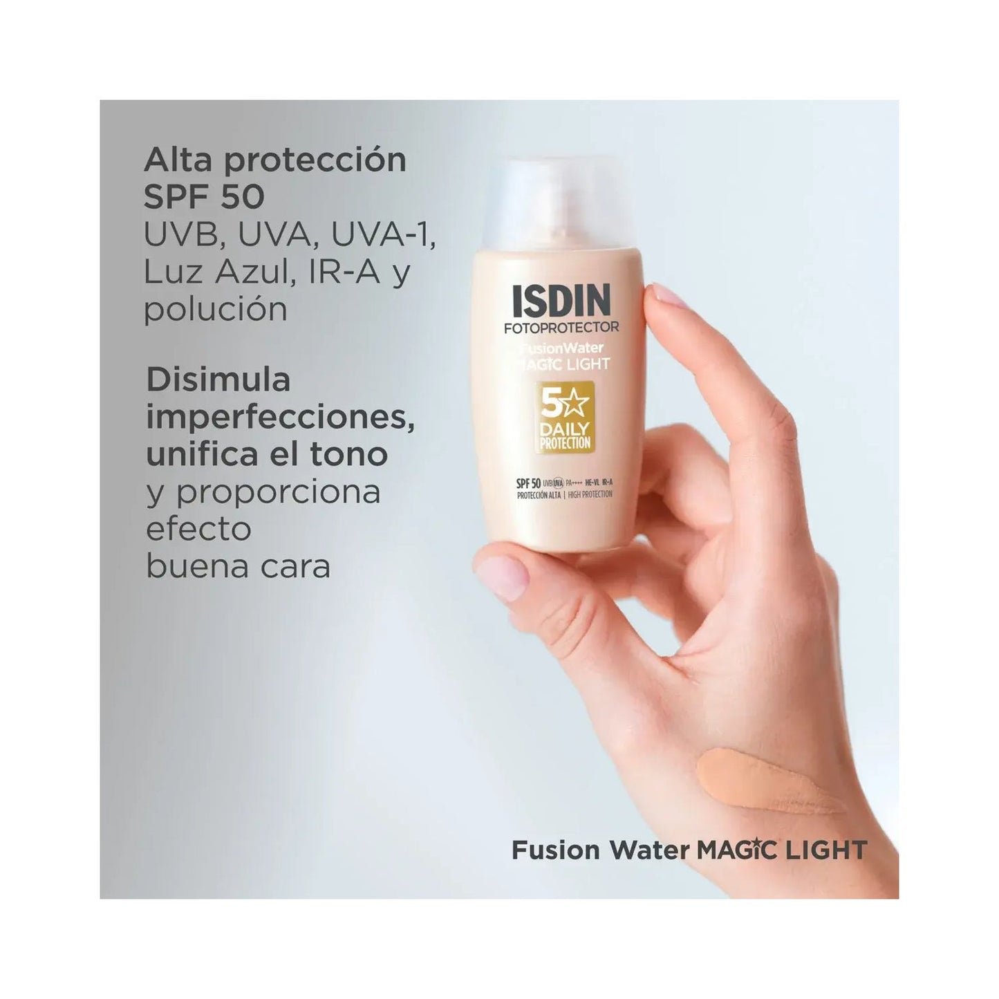 ISDIN Fotoprotector Fusion Water Magic Light SPF50 50ml