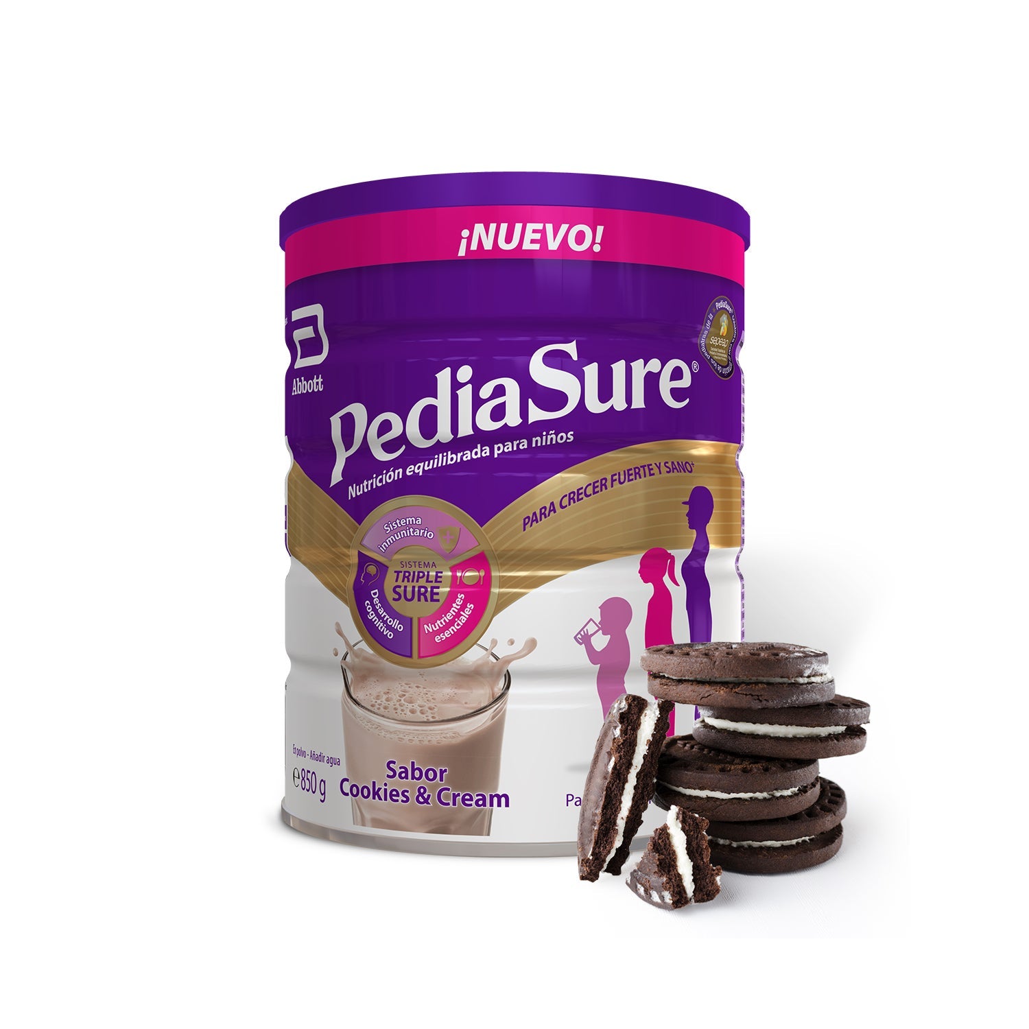 PediaSure sabor Cookies & Cream 850gr
