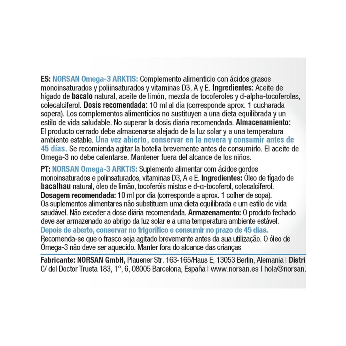 Norsan Omega-3 Arktis 200ml