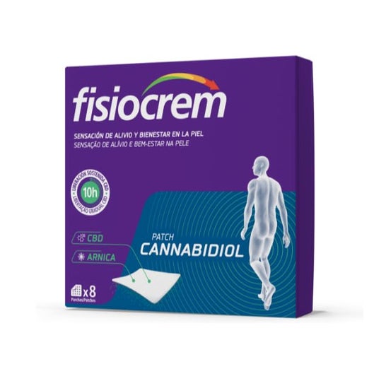 Fisiocrem Patch Cannabidiol 8 parches