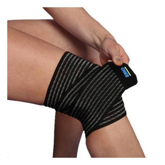 Emo Strap In De Rodilla Vendaje Elástico Traspirable Con Velcro