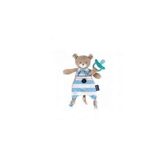 Chicco guarda Chupete Pocket Osito Azul
