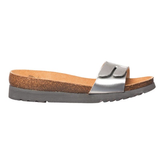 Scholl Tong Luwin Plateado Talla 40 1 Par