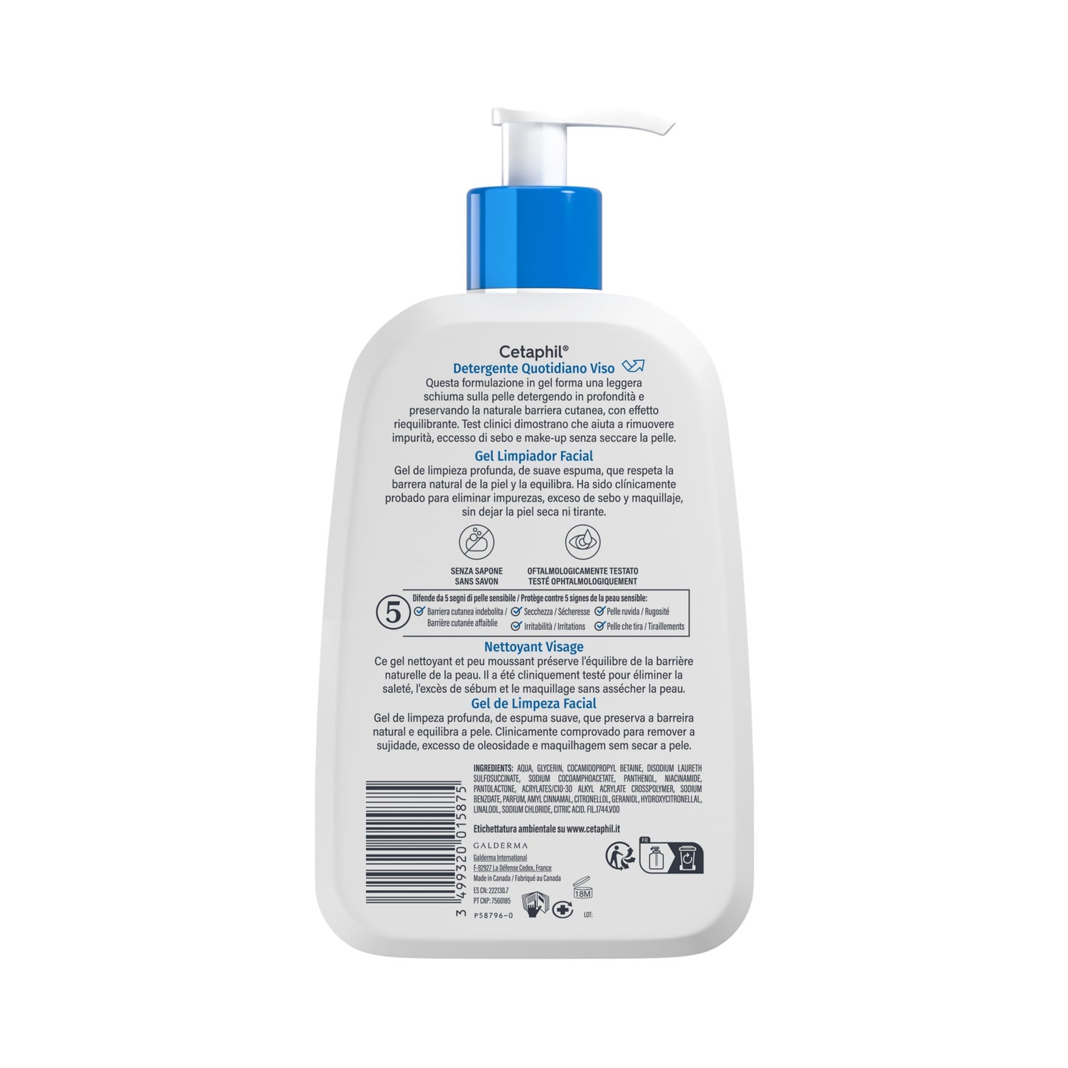 Cetaphil Gel Limpiador Facial 473ml
