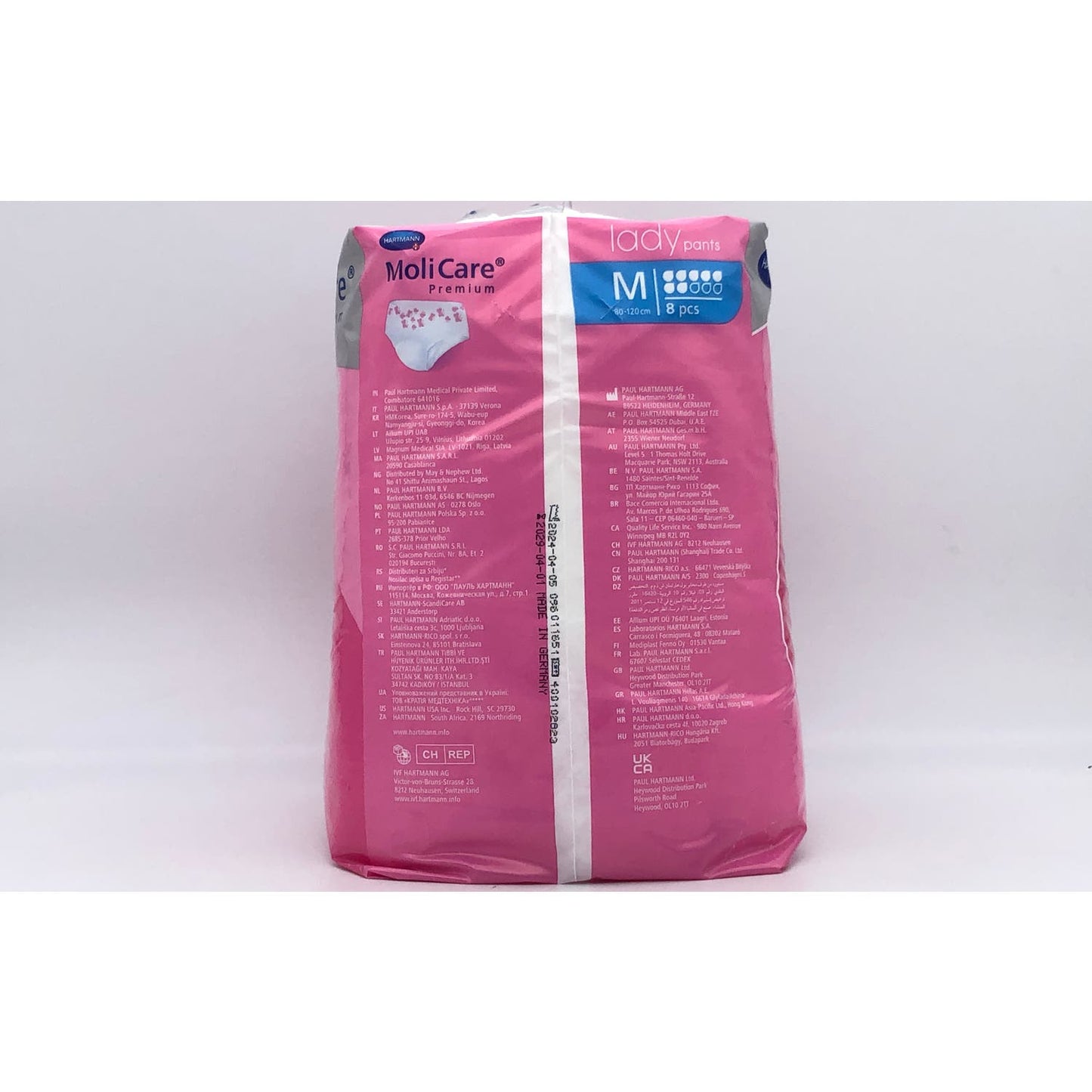 Molicare Braga Incontinencia Premium Lady Pants Talla M 8uds