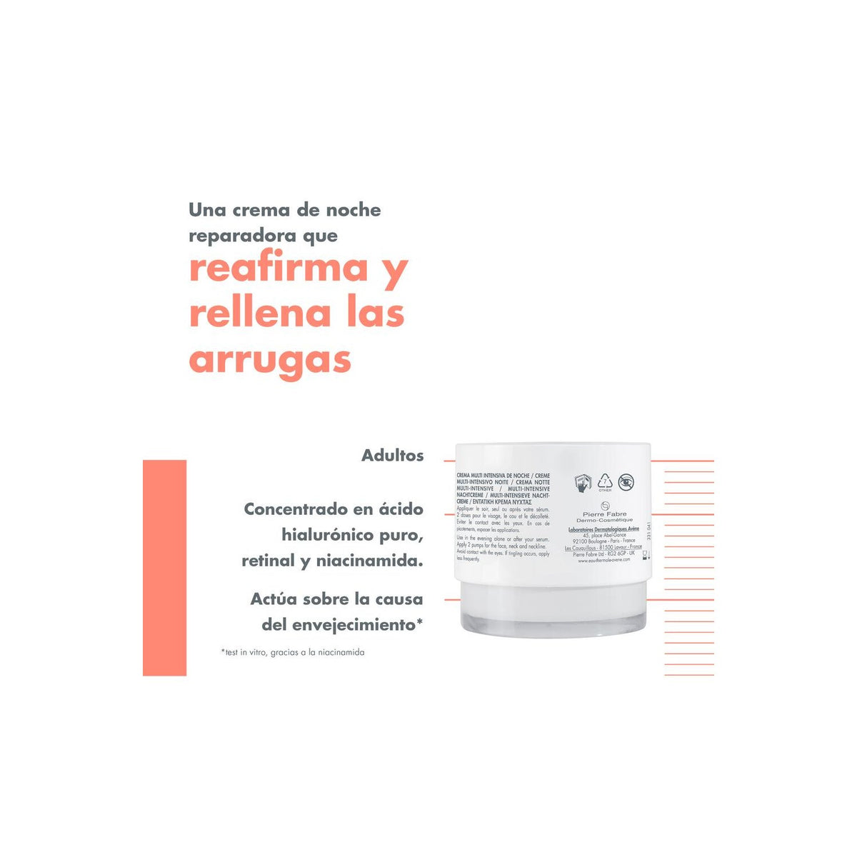 Avène Hyaluron Activ B3 Crema Multi-Intensiva Noche 40ml