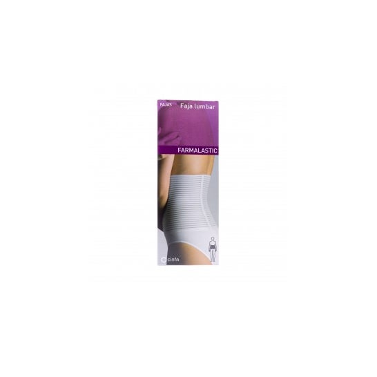 Farmalastic Faja Lumbar Blanca Velcro T1 1 ud