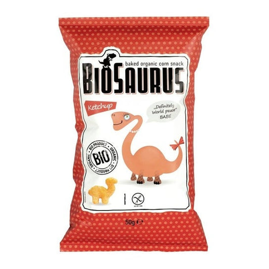 Biosaurus Snack Ketchup Sin gluten Bio 50 g