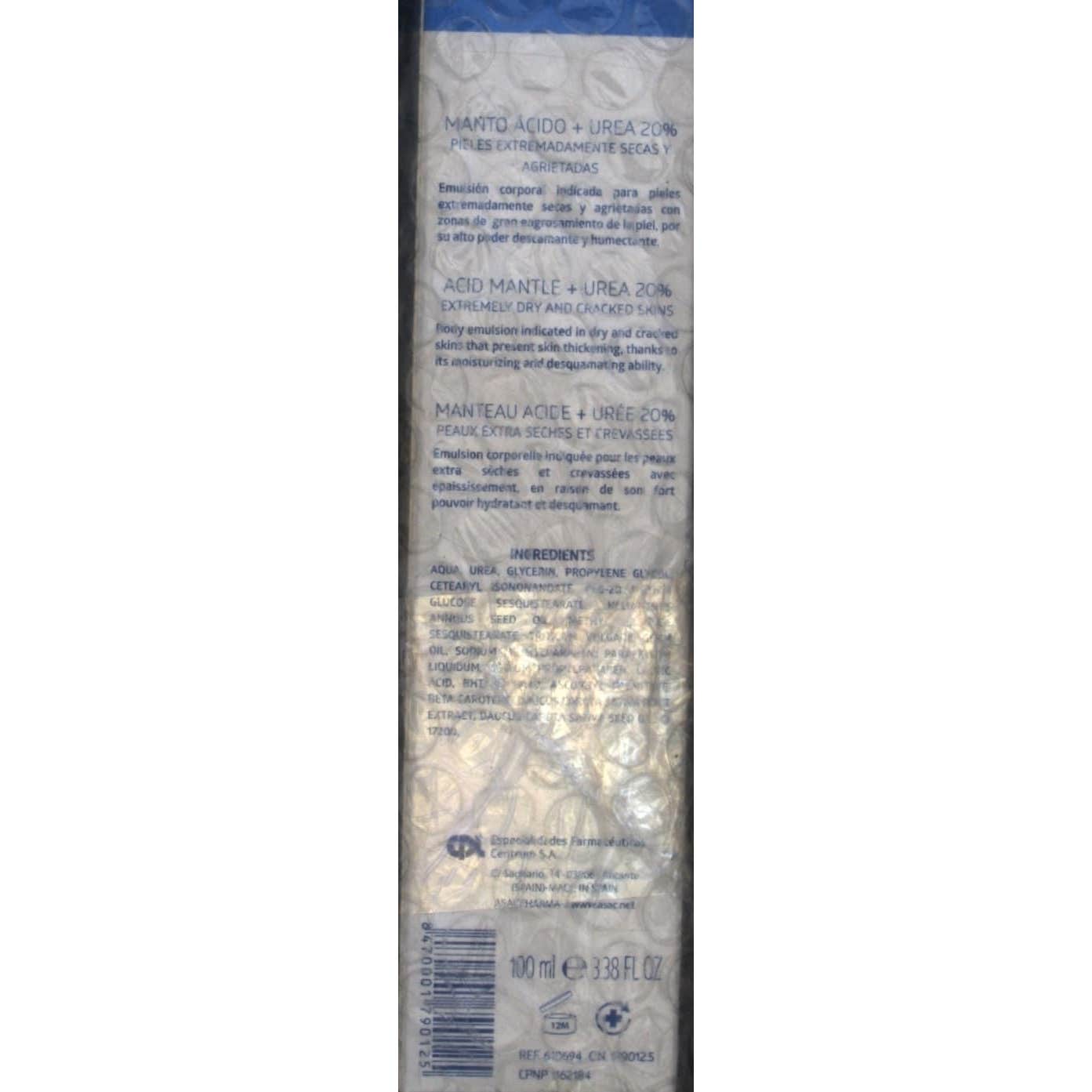 Cpi Manto Acido+urea 20% 100ml