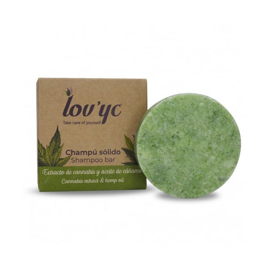 Lovyc Champú Sólido Cannabis y Aceite 50g