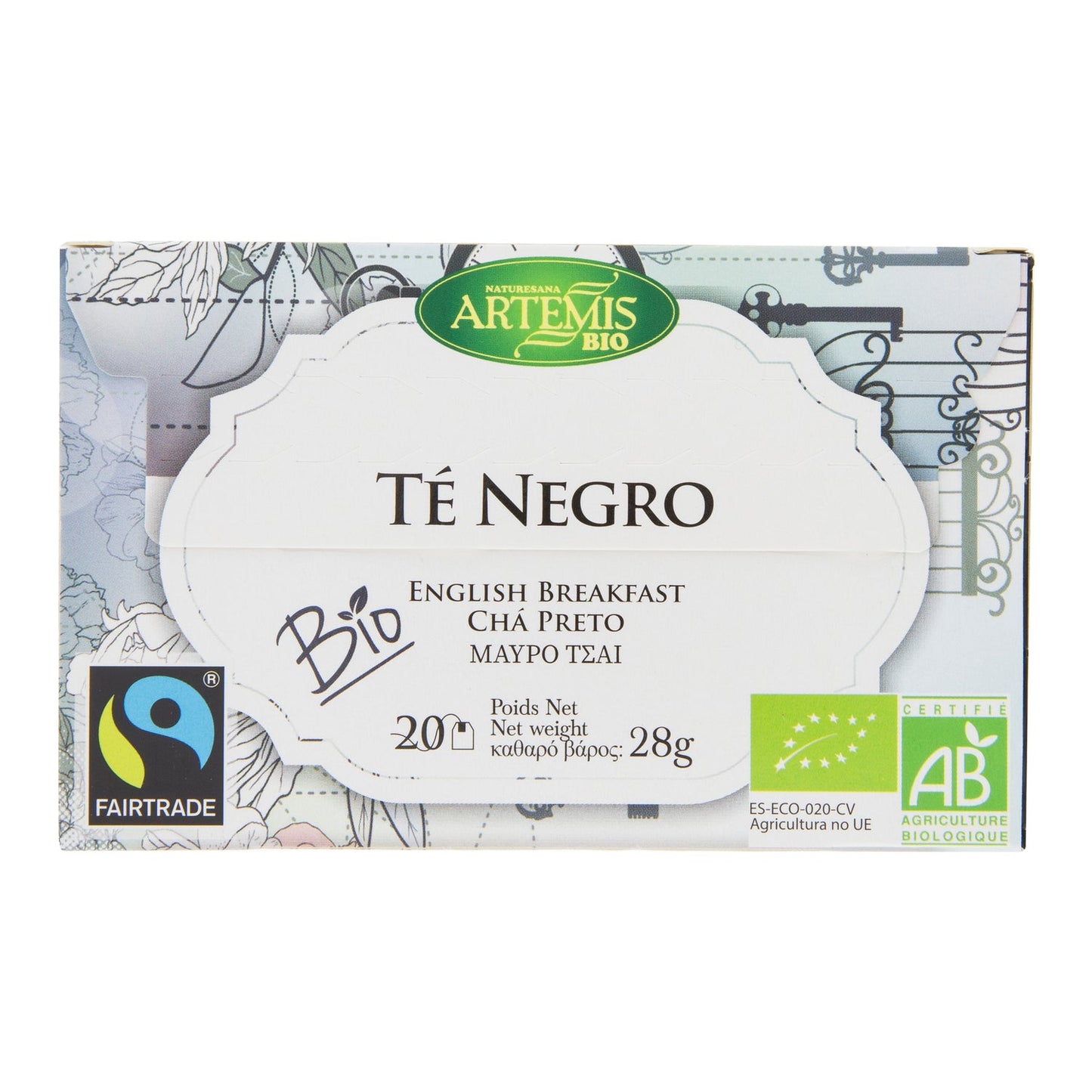 Artemis Té Negro English Breakfast 20uds