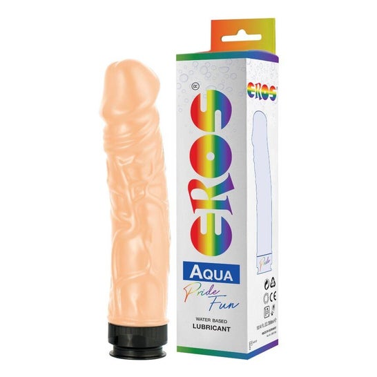 Eros Aqua Lgbt Pride Dildo con Lubricante Base Agua 300ml