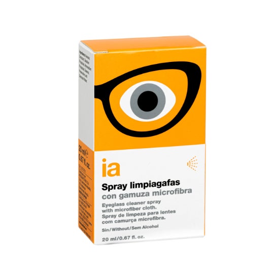 Interapothek Kit Spray Limpiagafas + Gamuza Microfibra