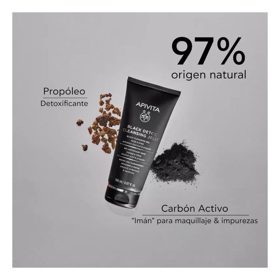 Apivita Black Detox Cleansing Jelly 150ml