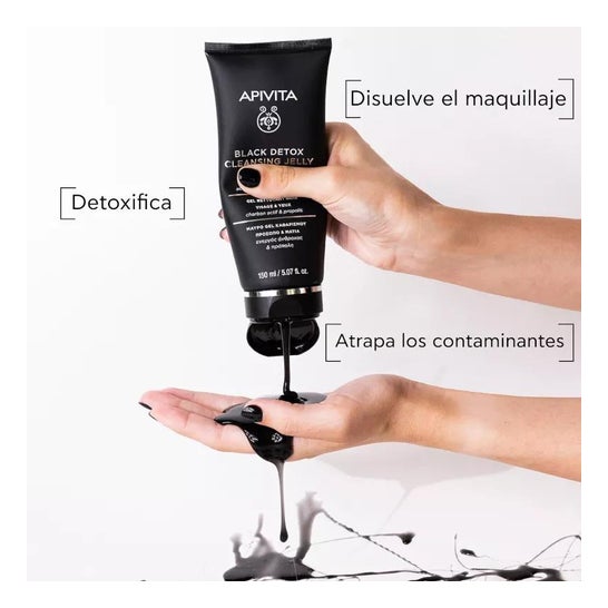Apivita Black Detox Cleansing Jelly 150ml