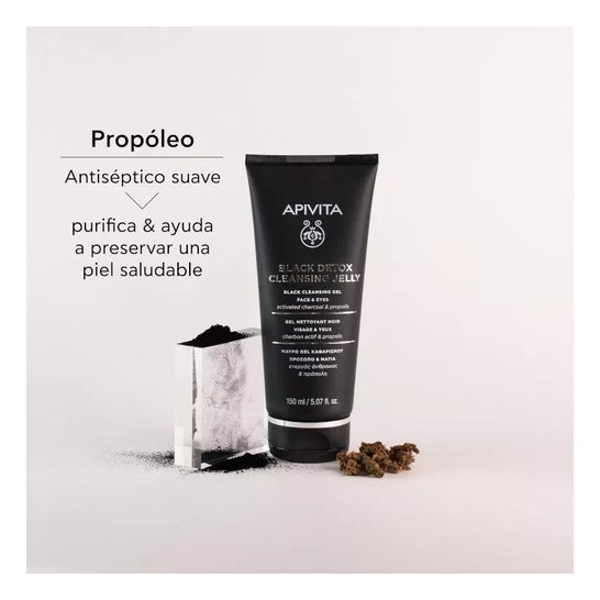 Apivita Black Detox Cleansing Jelly 150ml