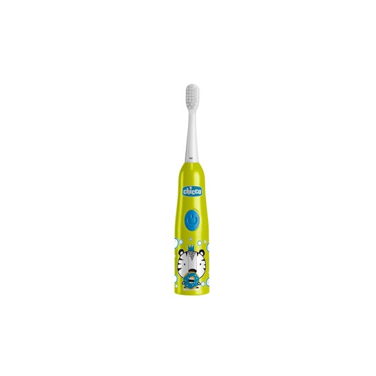 Chicco Escova de Dentes Elétrica Tigre Verde +3 a 1 Unidade