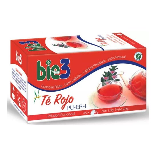 Bio3 té rojo Pu-erh ecológico 25uds