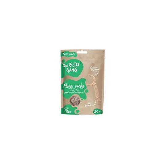 The Eco Gang Floss Picks Mint 50uds