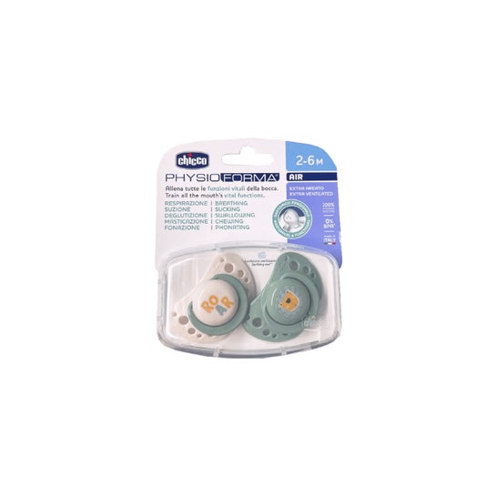 Chicco Physioforma Air 2-6M Chupete Silicona Neutro 2uds
