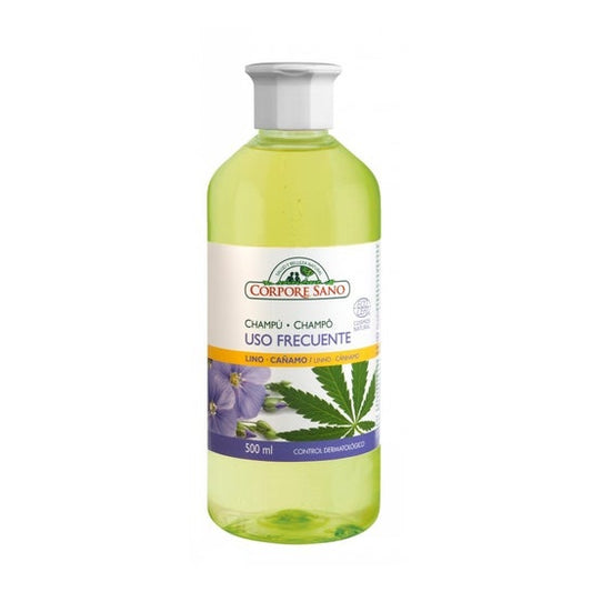 Corpore Sano Champú Uso Frecuente Lino y Cañamo 500 ml