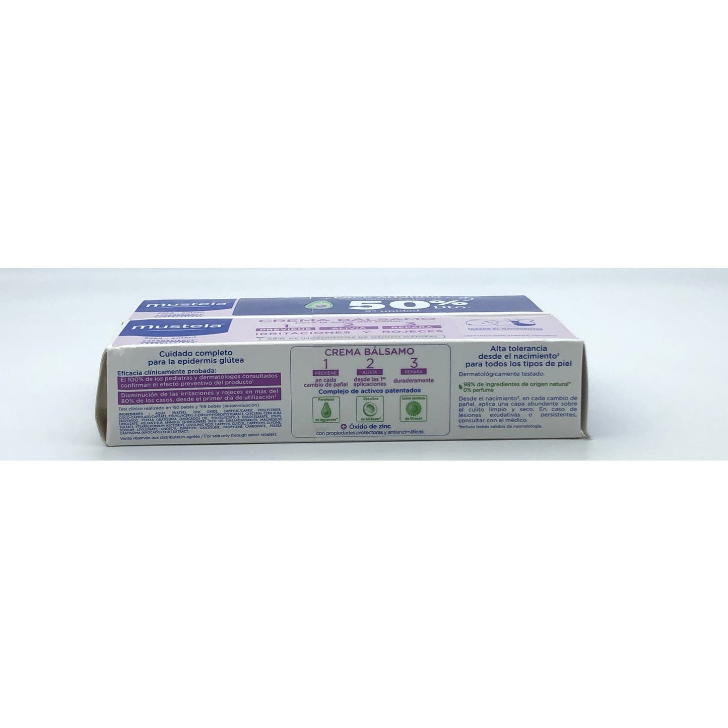 Mustela Crema Bálsamo 1 2 3 Duplo 2x100ml