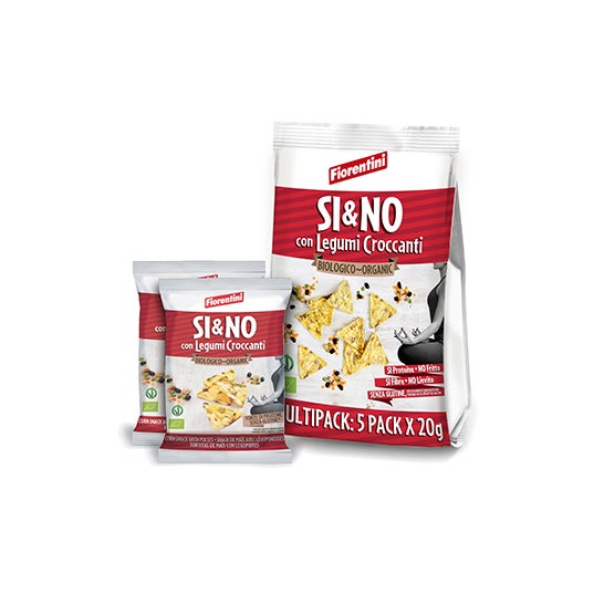 Fiorentini Bio Si&No Legumbres Crujientes Pack 5x20g
