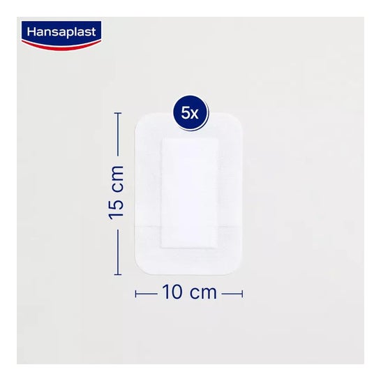 Hansaplast Med+ Sensitive 3XL Apósito 10x15cm 5uds