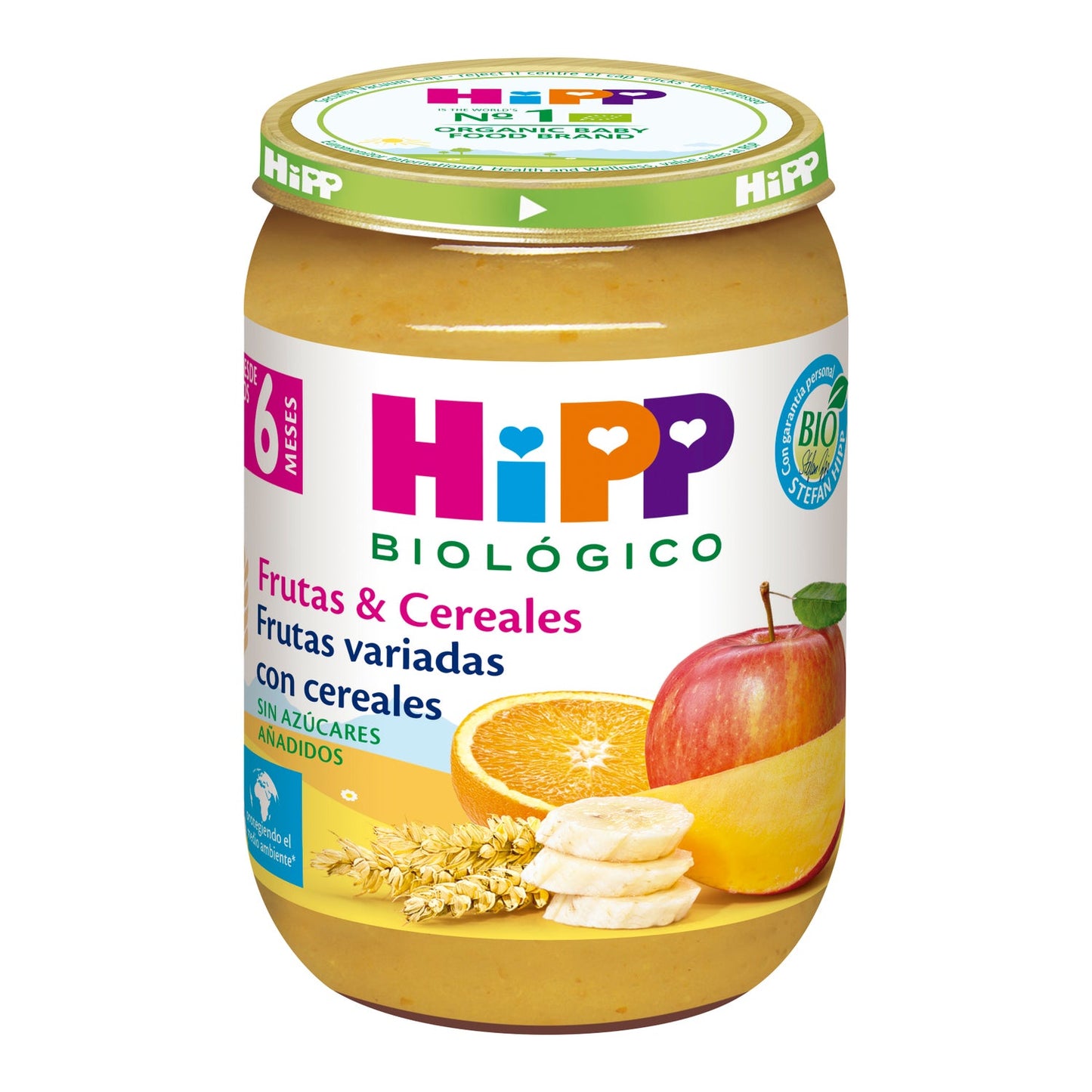 Hipp Tarrito De Frutas Variadas Con Cereales +6M 190g