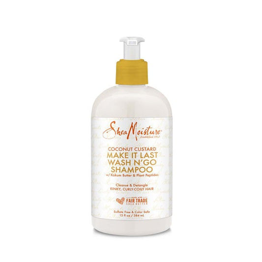 Shea Moisture Coconut Custard Wash Champú 384 ml