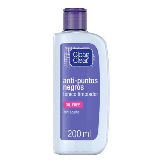Clean & Clear Tónico Limpiador Anti-Puntos Negros Sin Aceite 200ml