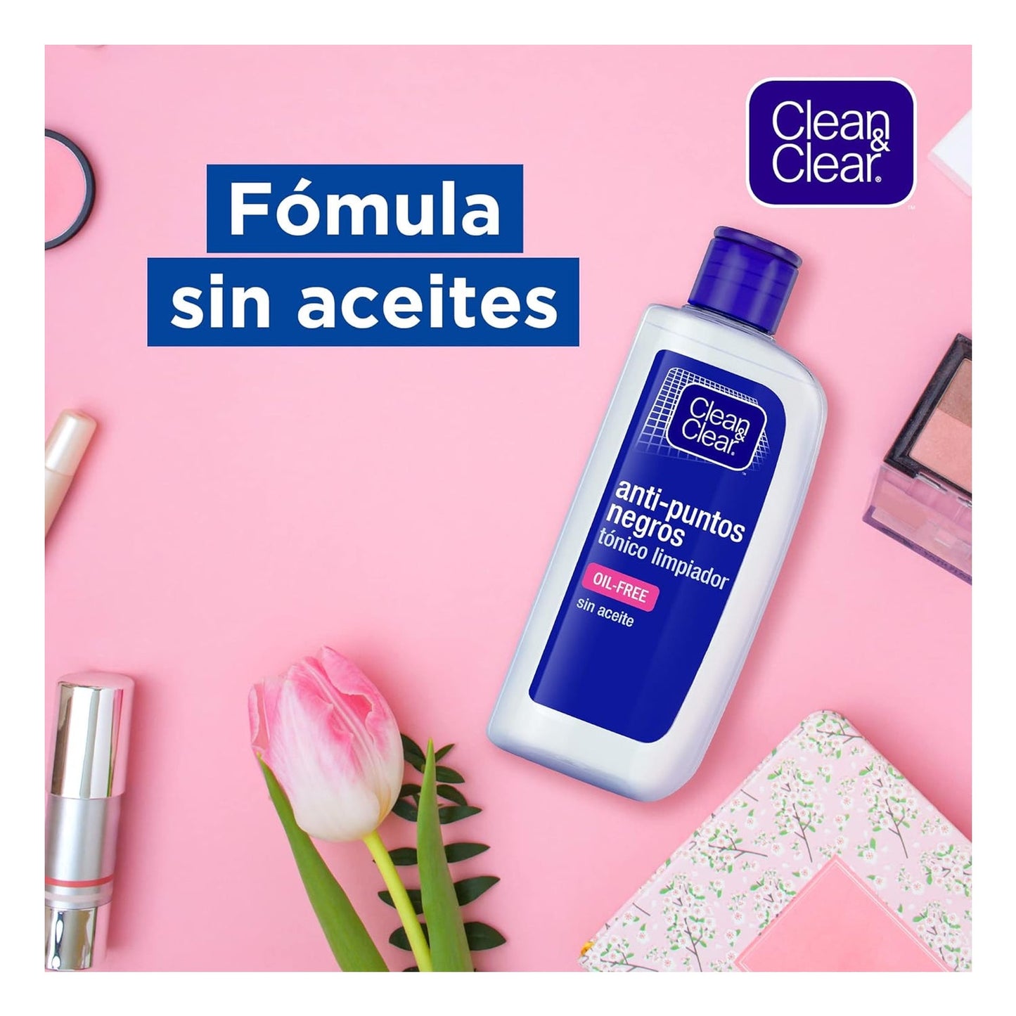 Clean & Clear Tónico Limpiador Anti-Puntos Negros Sin Aceite 200ml