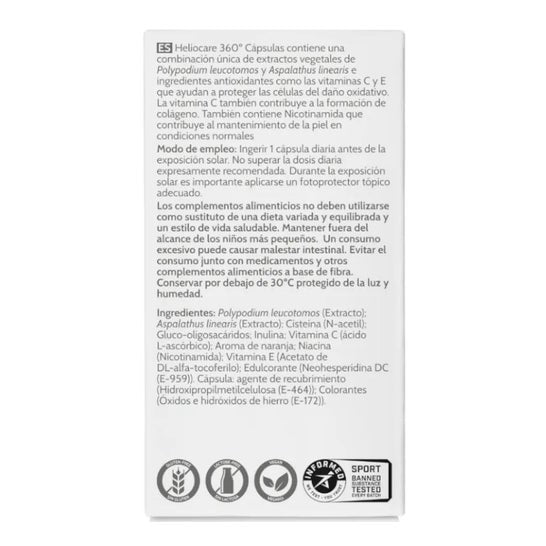 Heliocare 360º Cápsulas 30caps