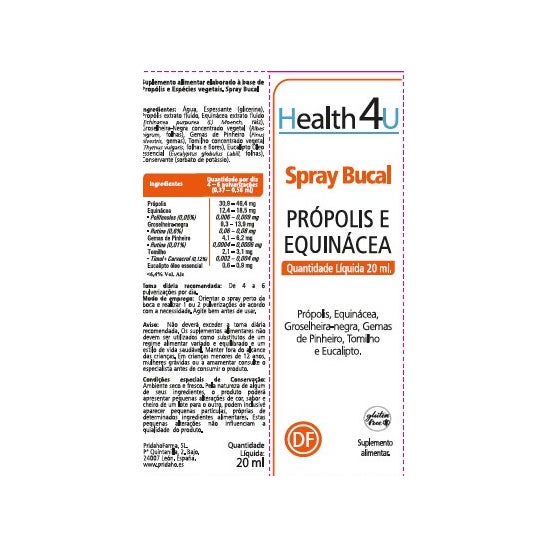 H4 U Spray Bucal Propóleo y Equinácea 20 ml