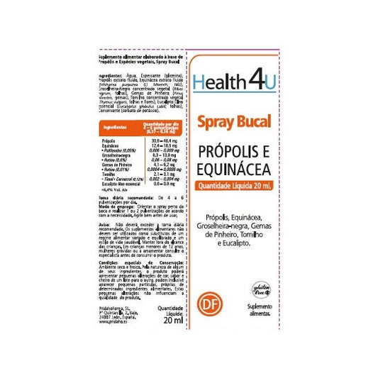 H4 U Spray Bucal Propóleo y Equinácea 20 ml