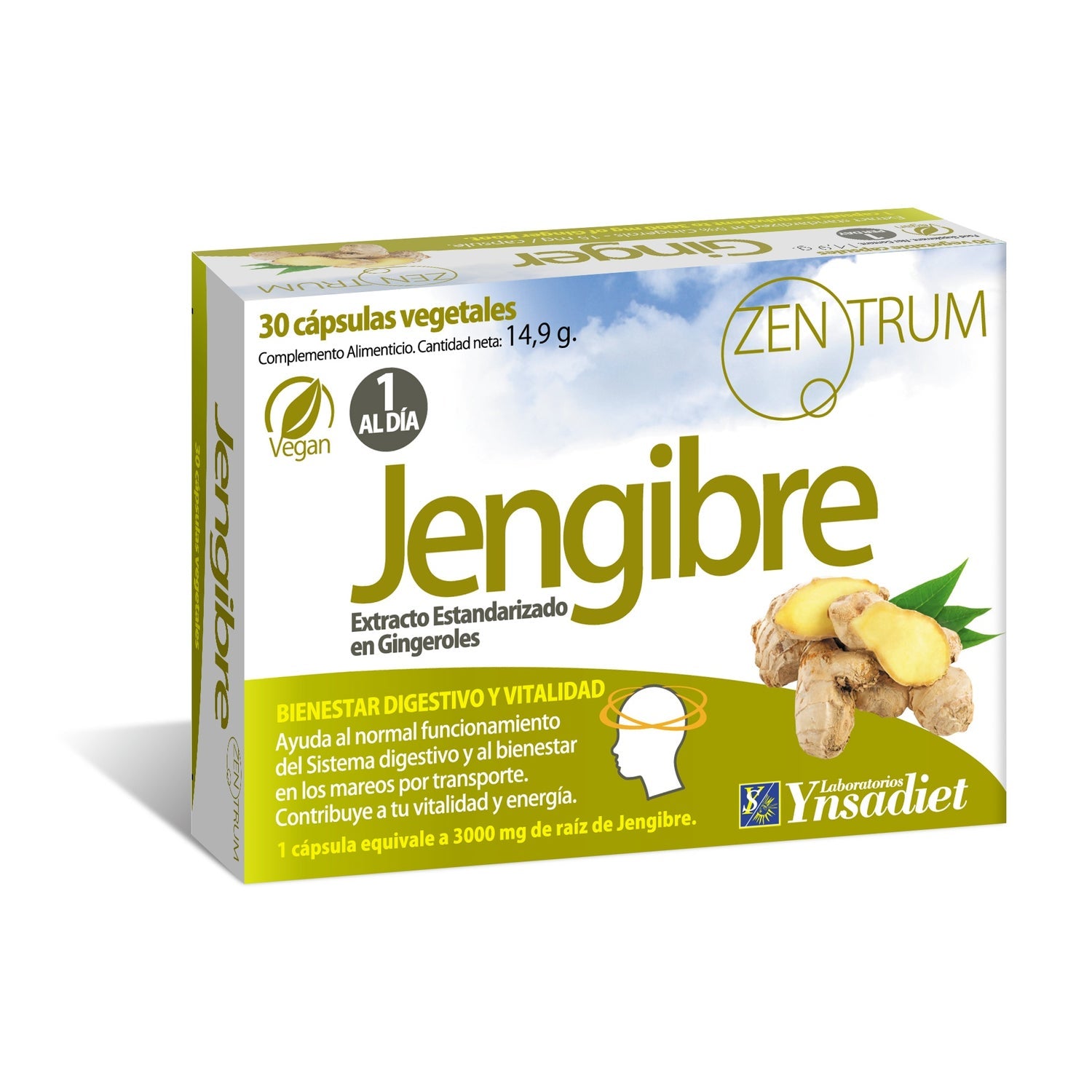 Zentrum Jengibre 30 caps