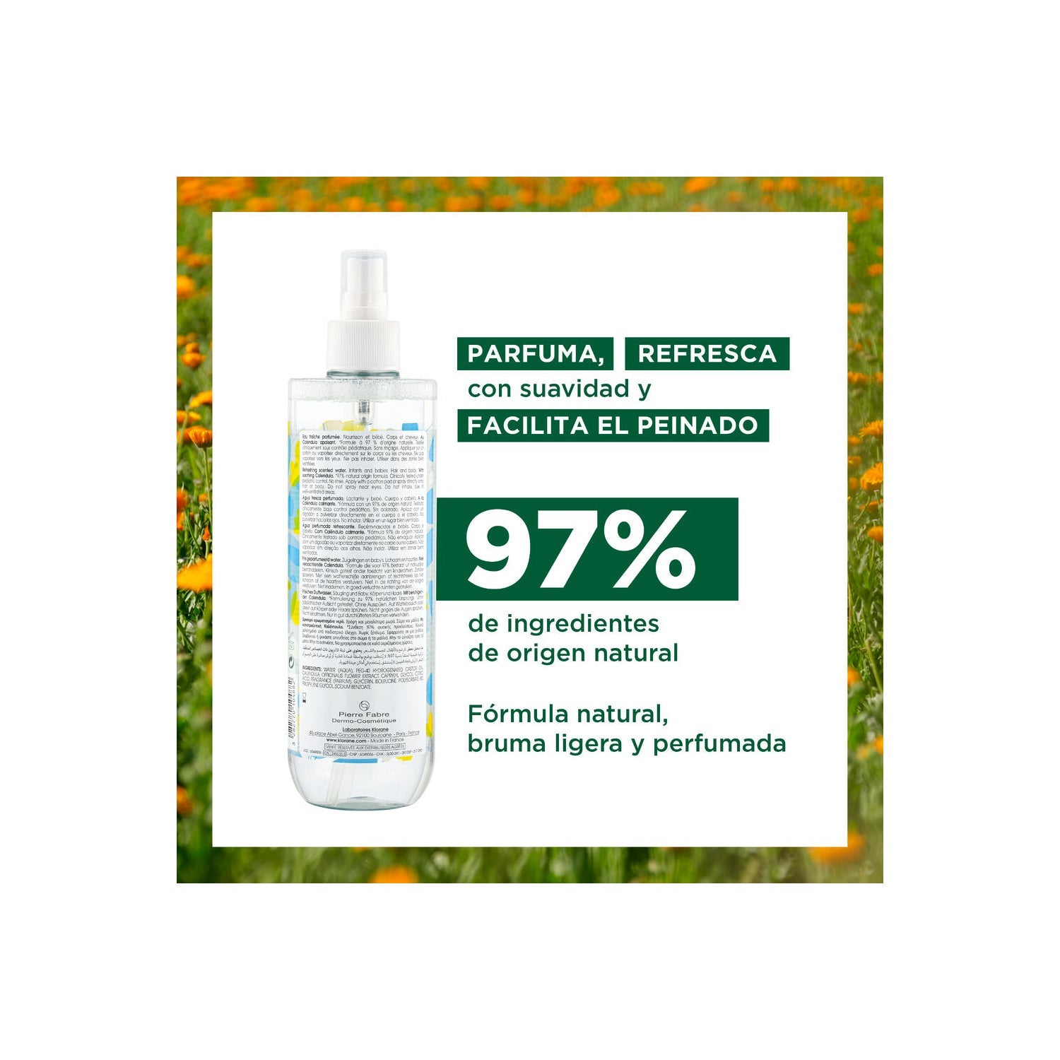 Klorane Bebé Agua Fresca Perfumada 500ml