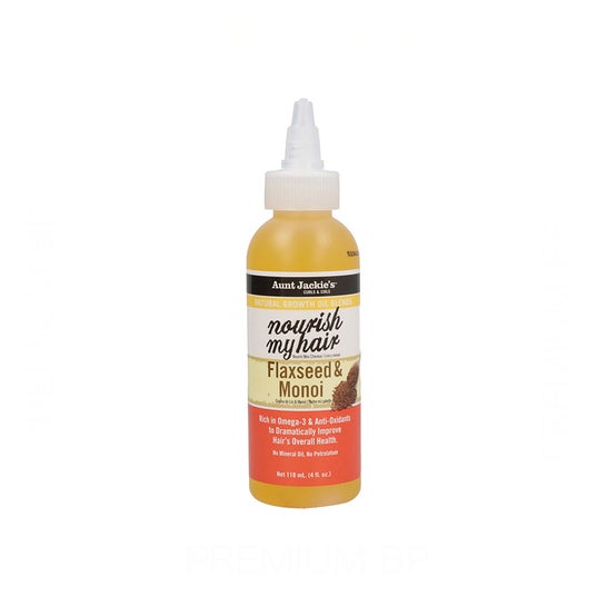 Aunt Jackie'S Nourish My Hair Flaxseed & Monoi Aceite Crecimiento 118 ml